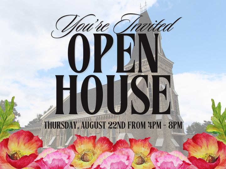 You're invited! Open House on Thursday, August 22nd from 5pm-8pm.