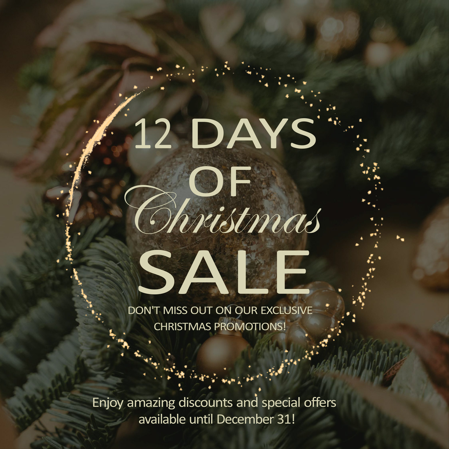 12 Days of Christmas Sale